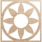Ekena Millwork Blume Wood Fretwork Pierced Ceiling Medallion, Alder, 36"OD x 12 1/2"ID x 1/4"T CMWP36X36X0250BLAL - alternate 1